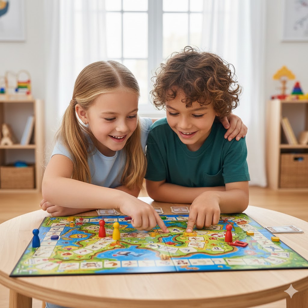 samarbeidsspill for barn