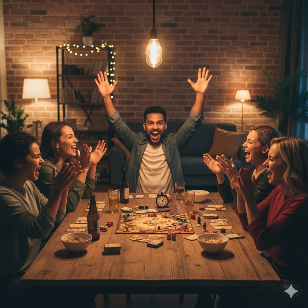 selskapsspill venner